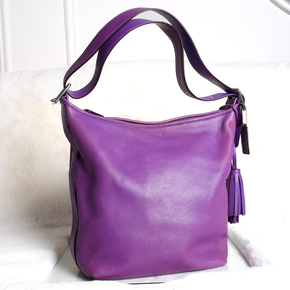 Coach Legacy Leather Duffle 19889 w/Double Tassel Trim / Shoulder or Crossbody